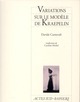 VARIATIONS SUR LE MODELE DE KRAEPELIN 